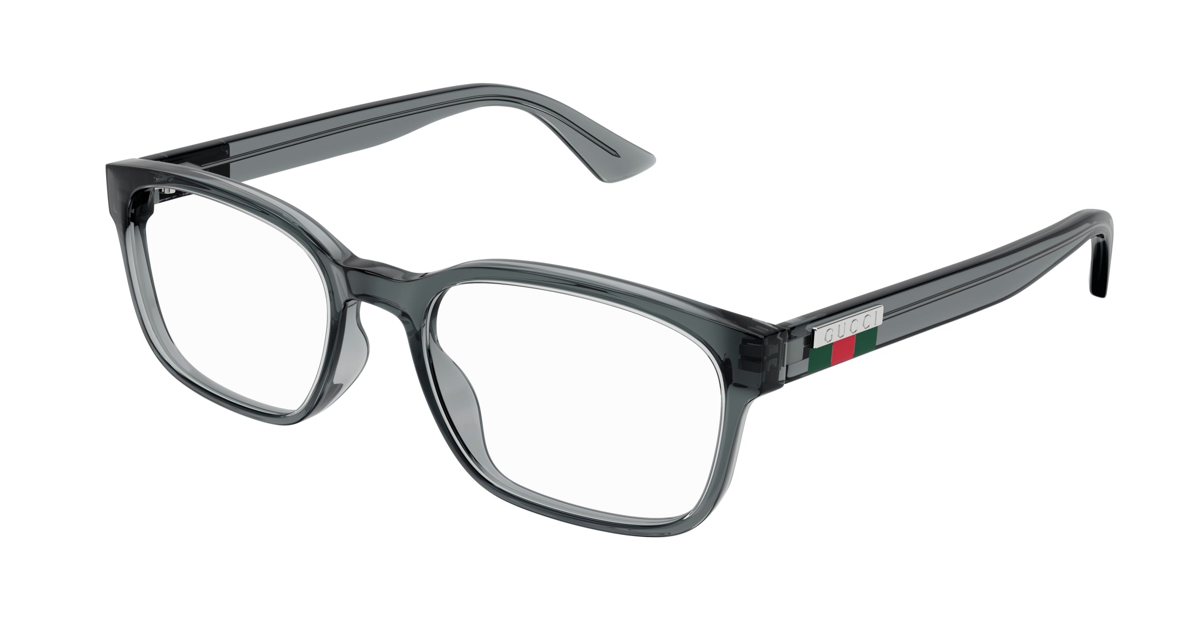 8056376398793 - Damen GG0749OA 004 Rahmen von BRILLEN Acetat Grau  Quadratisch