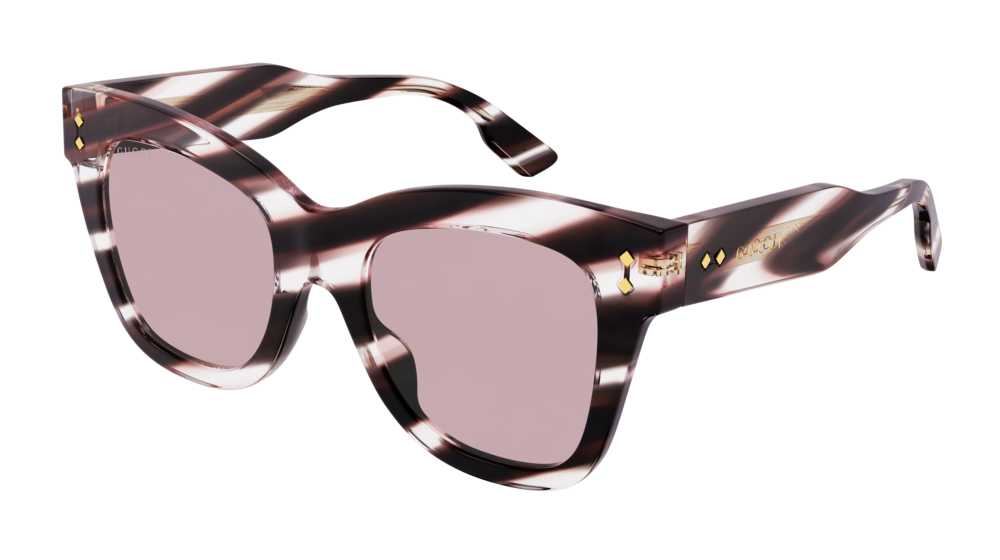 8056376398892 - Damen GG1082S 002 Gläser SONNENBRILLEN Acetat Havanna Rosa Cat Eye