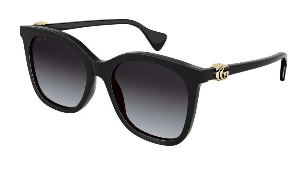 8056376398953 - Damen GG1071S 001 Gläser SONNENBRILLEN Acetat Schwarz Grau Cat Eye  Schattiert