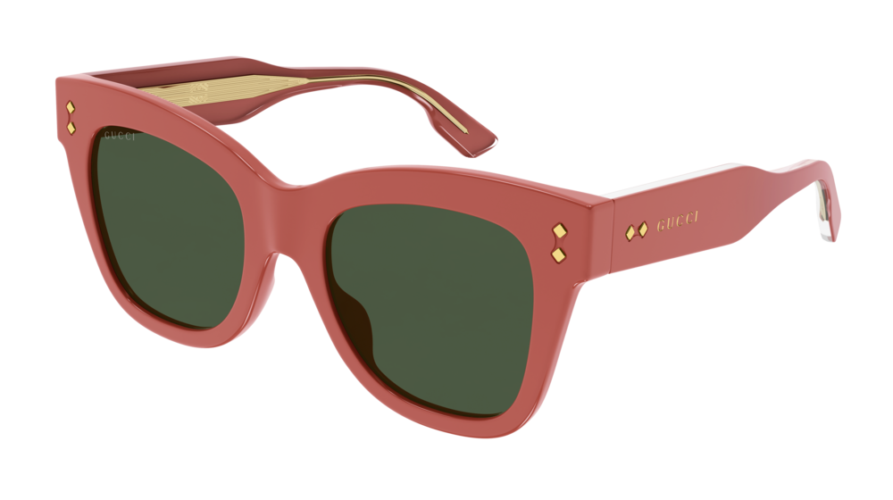 8056376399141 - Damen GG1082S 004 Gläser SONNENBRILLEN Acetat Rosa Grün Cat Eye