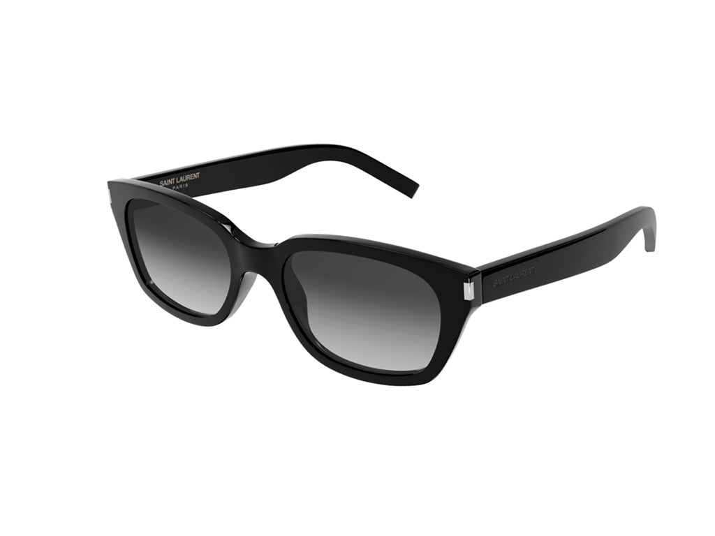 8056376401448 - Unisex SL 522 001 Gläser SONNENBRILLEN Acetat Schwarz Grau Quadratisch Normal