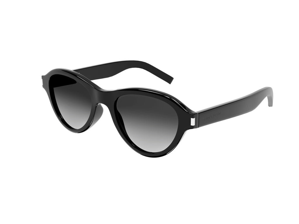 8056376401592 - Unisex SL 520 Sonnenuntergang 001 Gläser SONNENBRILLEN Acetat Schwarz Grau Pilot Normal