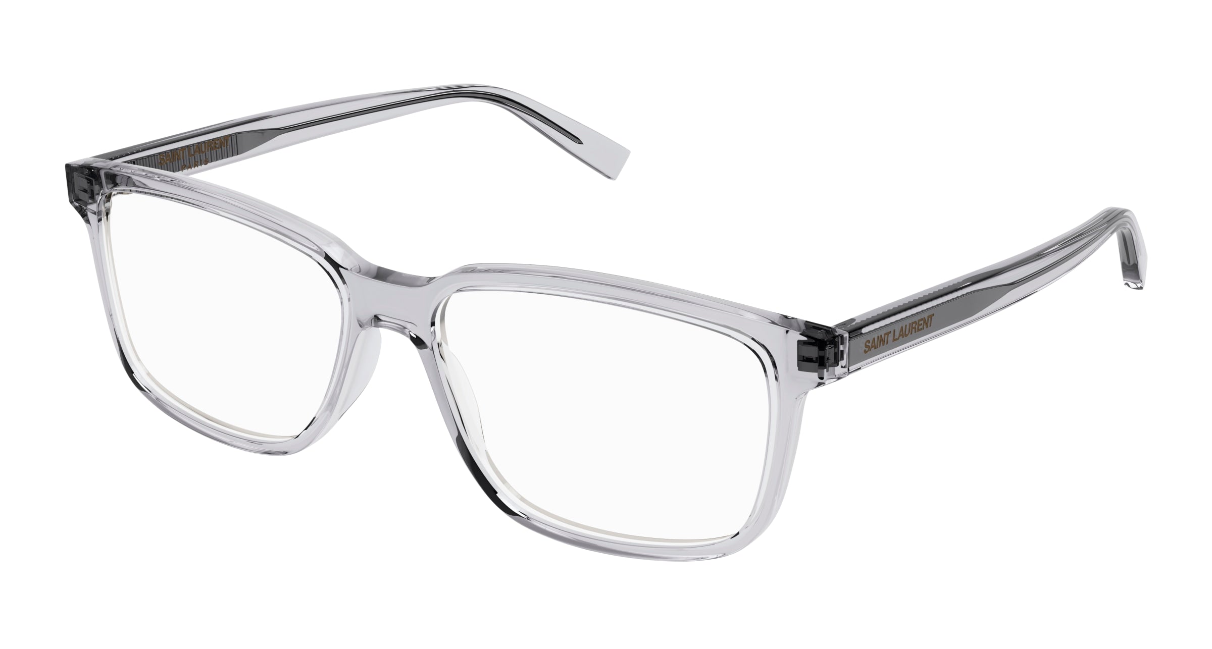 8056376402261 - Herren SL 458 007 Rahmen von BRILLEN Acetat Grau Transparent Quadratisch