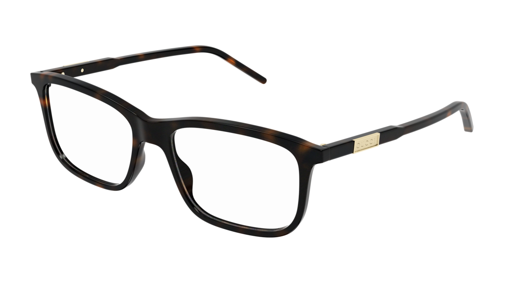 8056376402476 - Herren GG1159O 003 Rahmen von BRILLEN Acetat Havanna  Quadratisch