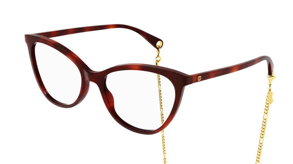 8056376402636 - Frau GG1079O 002 Rahmen von BRILLEN Acetat Havanna  Katzenauge