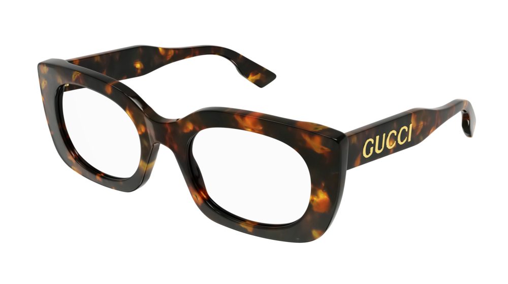 8056376403596 - Damen GG1154O 003 Rahmen von BRILLEN Acetat Havanna  Quadratisch