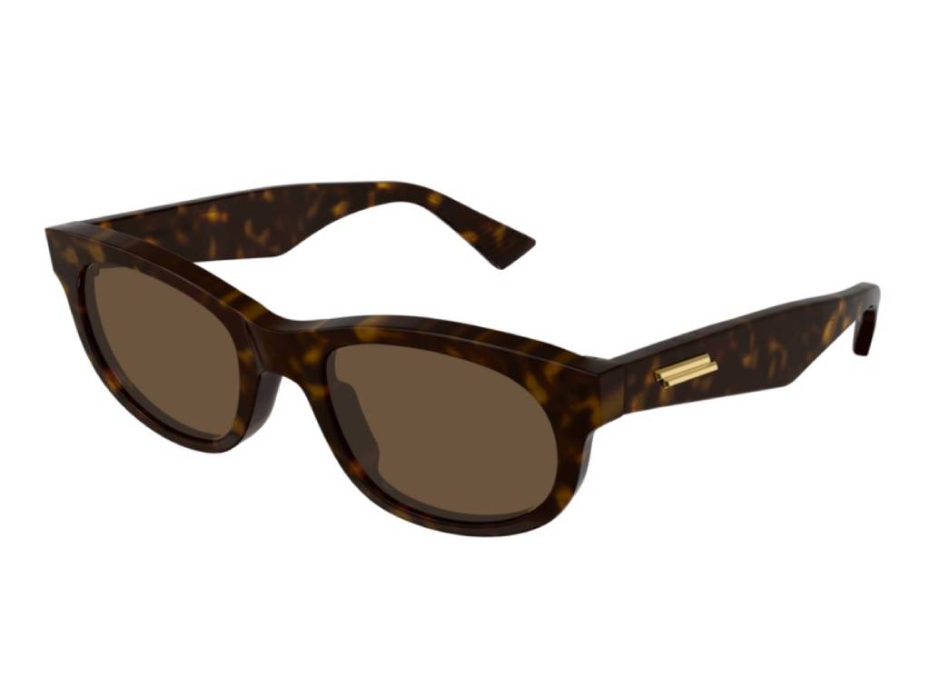 8056376406894 - Unisex Bv1145s 002 Gläser SONNENBRILLEN Acetat Havanna Braun Rund