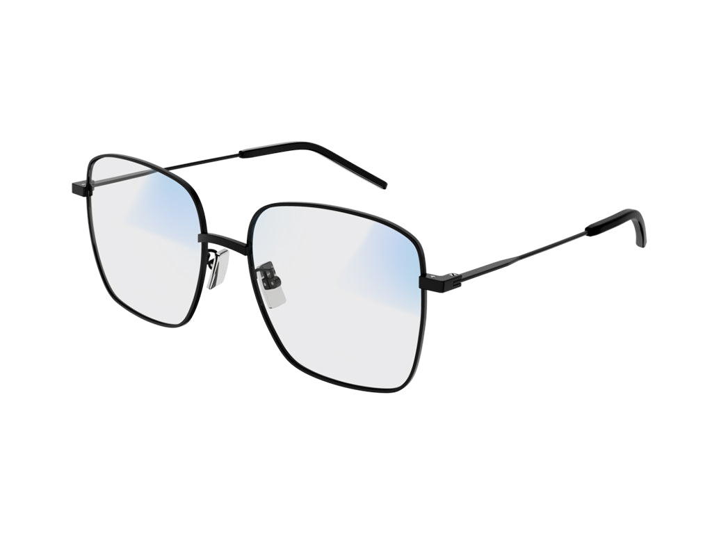 8056376407914 - Damen SL 314 SUN 001 Blaue Anti -Light -Brille Metall Schwarz Transparent Quadratisch Anti-Blaulicht Photochromatisch