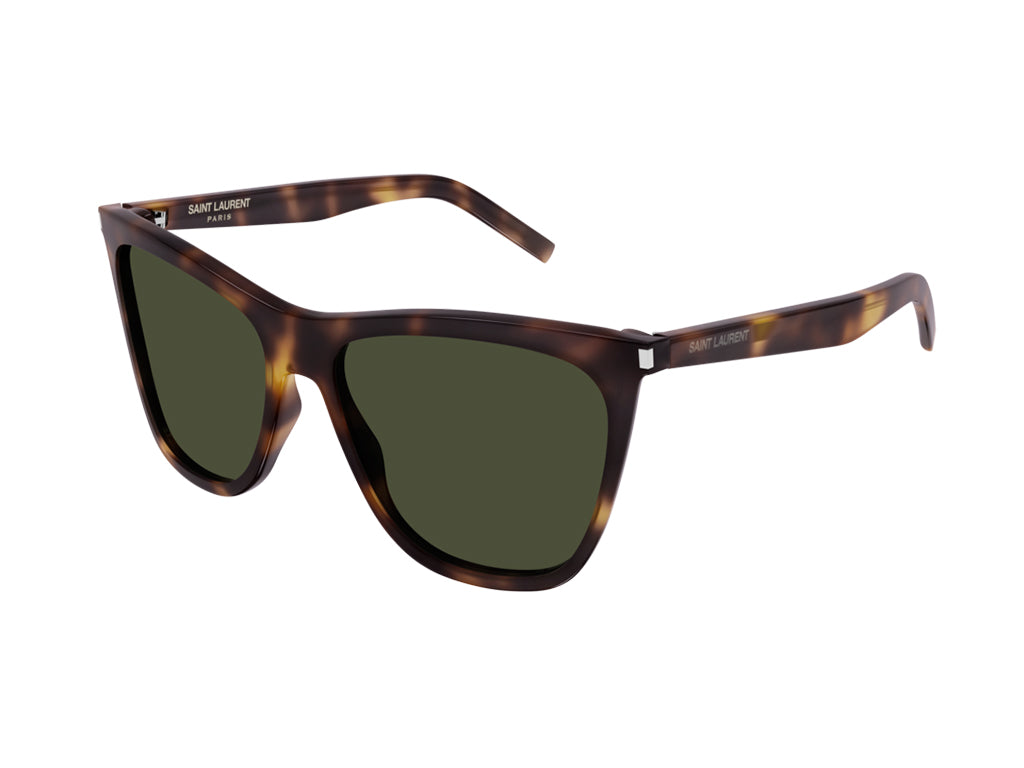 8056376410563 - Damen SL 526 002 Gläser SONNENBRILLEN Acetat Havanna Grün Quadratisch Normal