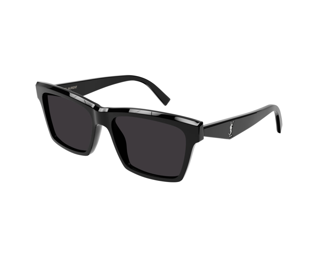 8056376411683 - Unisex SL M104 002 Gläser SONNENBRILLEN Acetat Schwarz Schwarz Quadratisch Normal