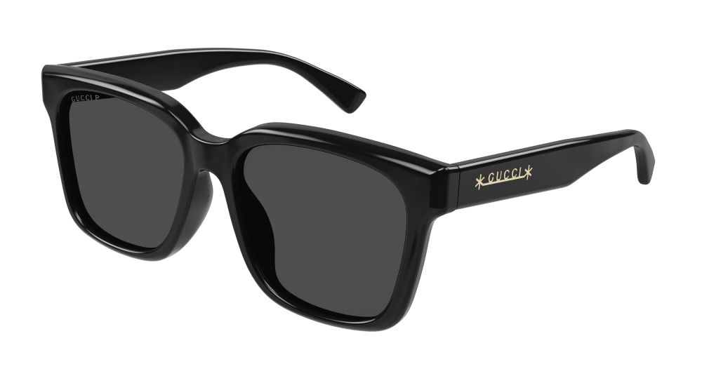 8056376414653 - Unisex GG1175SK 001 Gläser SONNENBRILLEN Acetat Schwarz Grau Quadratisch Polarisiert