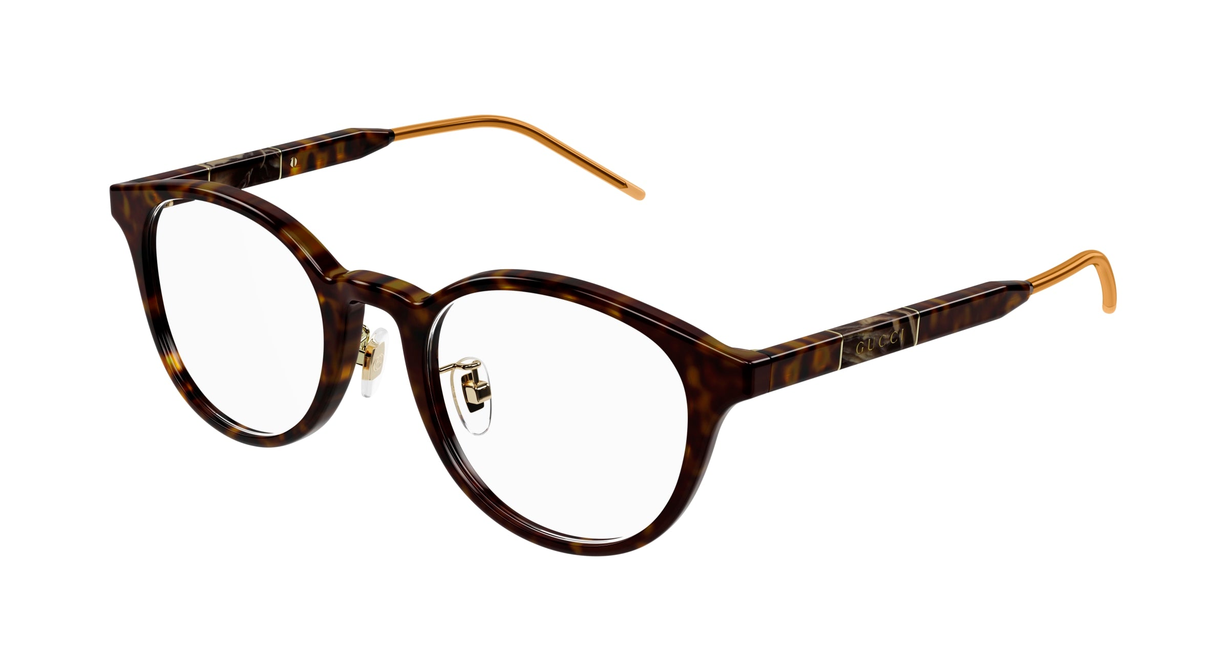 8056376416435 - Unisex GG1229OJ 002 Rahmen von BRILLEN Acetat Dunkler Havanna  Panthos