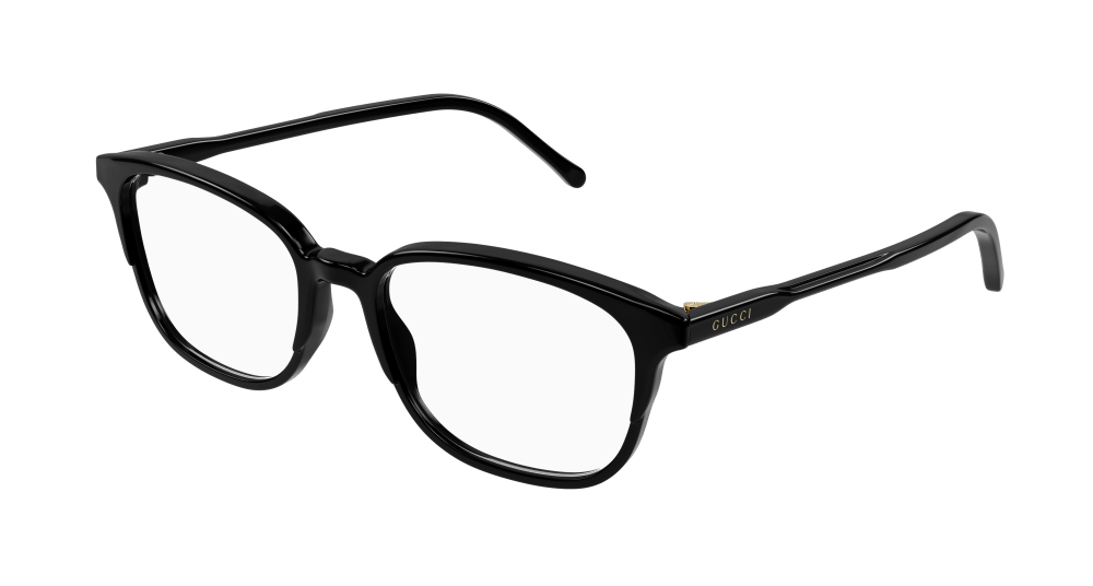 8056376417210 - Damen GG1213O 001 Rahmen von BRILLEN Acetat Schwarz  Quadratisch