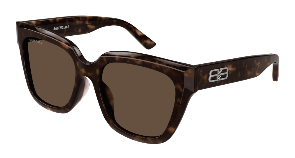 8056376418538 - Damen BB0237SA 002 Gläser SONNENBRILLEN Acetat Havanna Braun Quadratisch Normal