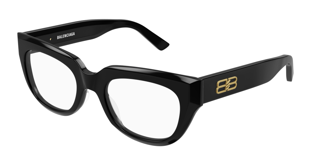 8056376418545 - Damen BB0239O 001 Rahmen von BRILLEN Acetat Schwarz  Quadratisch