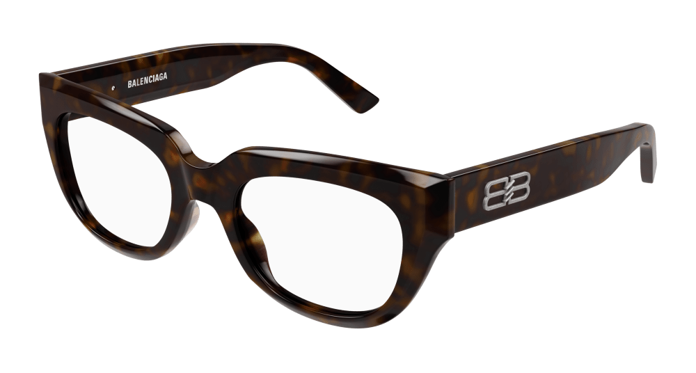 8056376418552 - Damen BB0239O 002 Rahmen von BRILLEN Acetat Havanna  Quadratisch