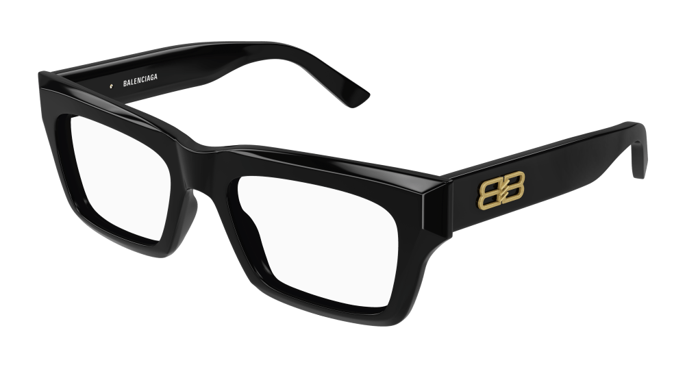 8056376418767 - Unisex BB0240O 001 Rahmen von BRILLEN Acetat Schwarz  Quadratisch