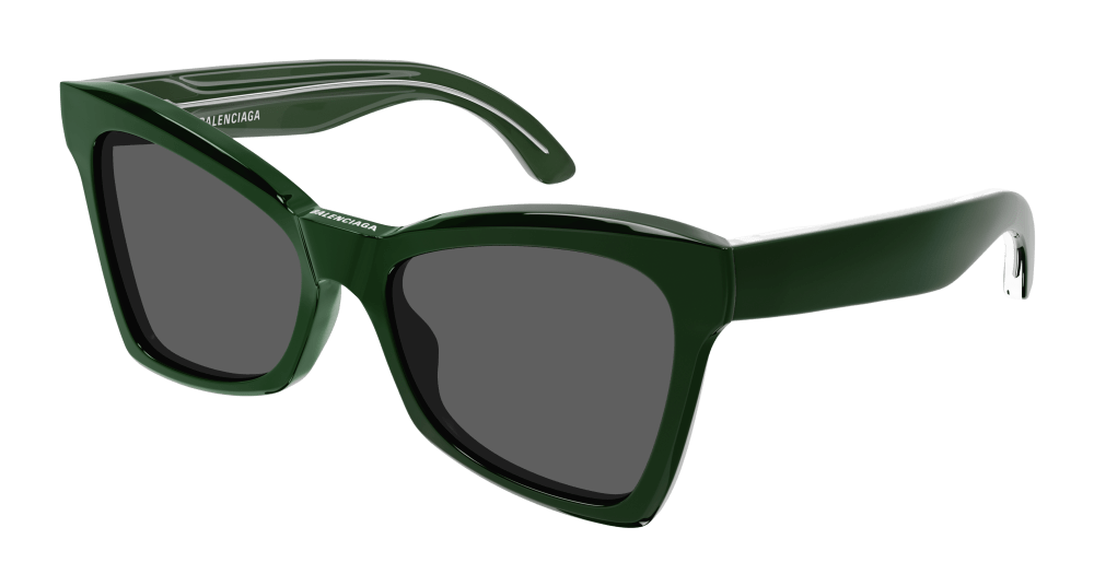 8056376419160 - Damen BB0231S 006 Gläser SONNENBRILLEN Acetat Grün Grau Schmetterling Normal