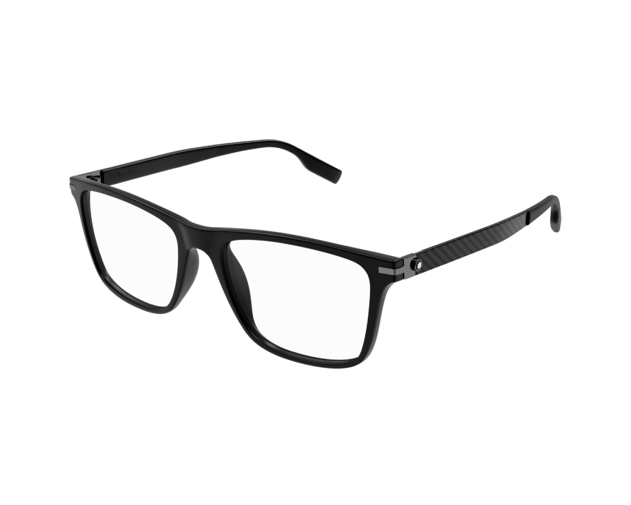 8056376422009 - Herren MB0251O 001 Rahmen von BRILLEN Acetat Schwarz  Quadratisch