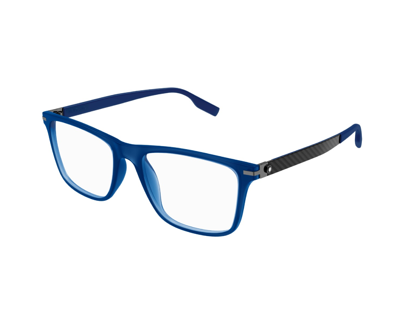 8056376422115 - Herren MB0251O 002 Rahmen von BRILLEN Acetat Blau  Quadratisch