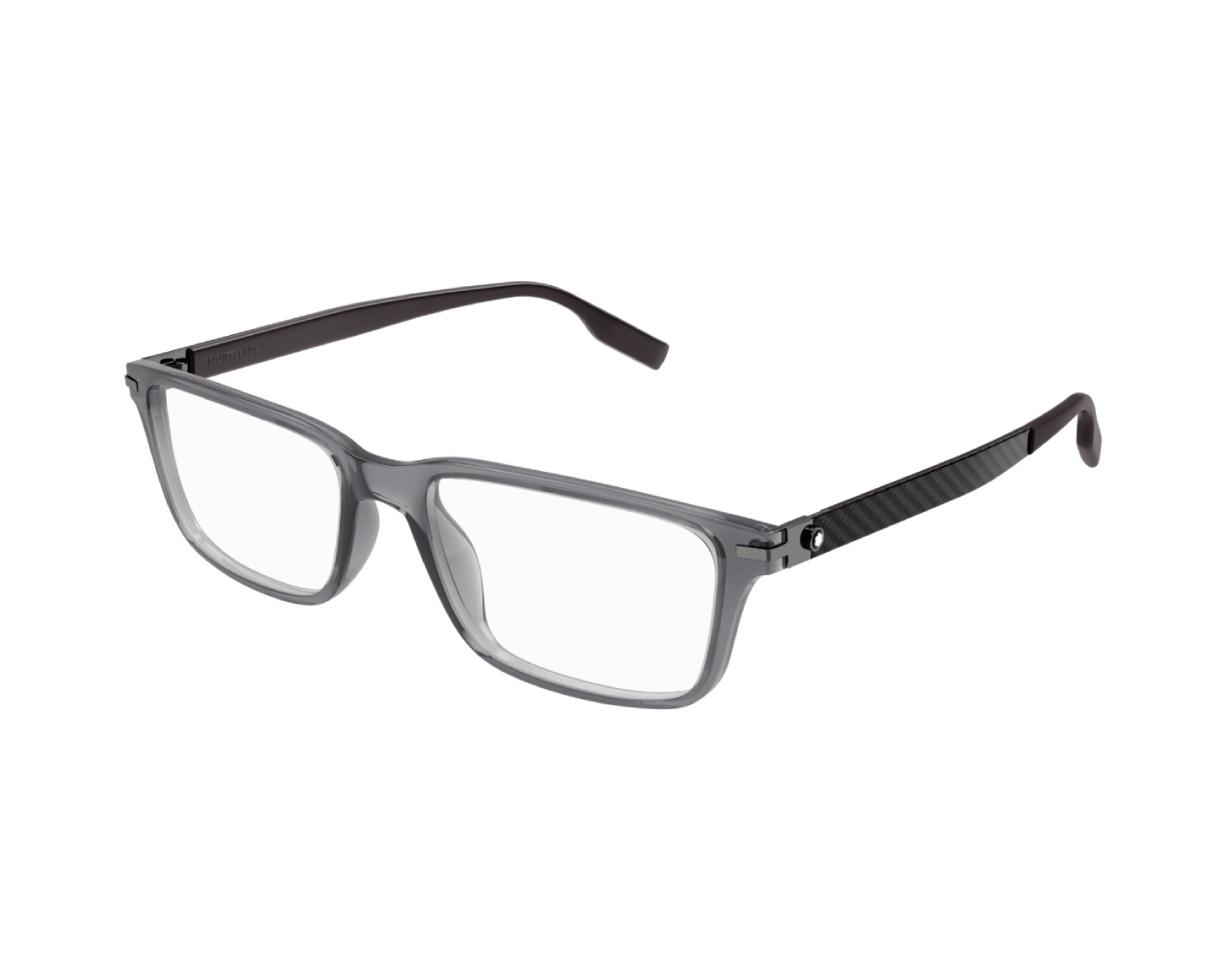 8056376422245 - Herren MB0252O 003 Rahmen von BRILLEN Acetat Grau  Quadratisch