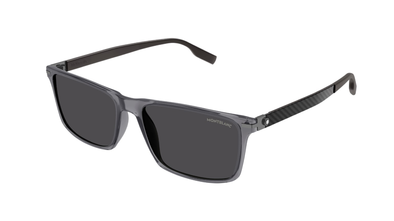 8056376422313 - Herren MB0249S 004 Gläser SONNENBRILLEN Acetat Grau Grau Quadratisch