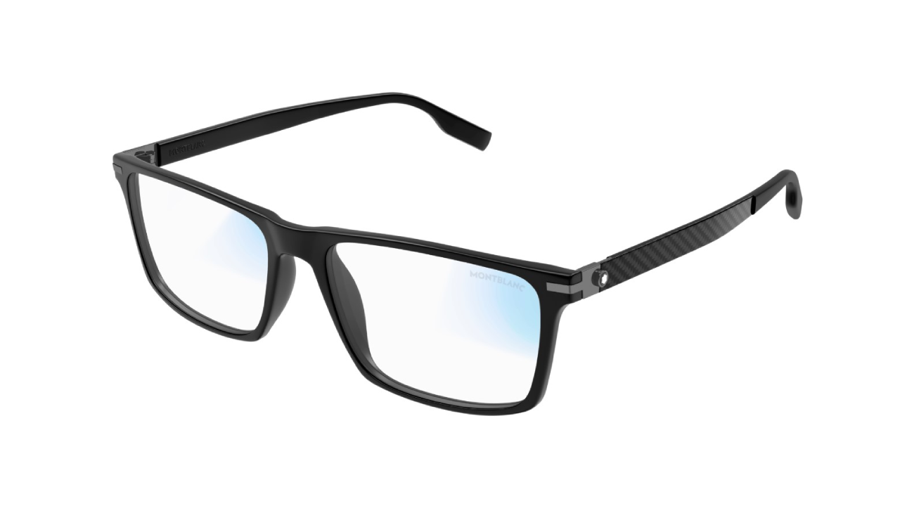 8056376422320 - Herren MB0249S 005 Gläser SONNENBRILLEN Acetat Schwarz  Quadratisch  Photochromatisch