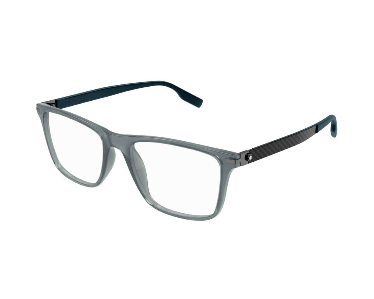 8056376422610 - Herren MB0251O 006 Rahmen von BRILLEN Acetat Grau  Quadratisch