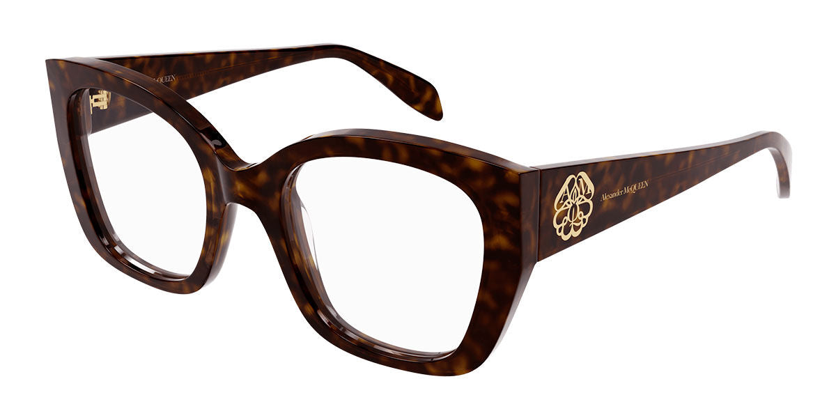 8056376423990 - Alexander McQueen Frau AM0379O 002 Rahmen von BRILLEN Acetat Havanna Katzenauge 8056376423990 - Alexander McQueen Frau AM0379O 002 Rahmen von BRILLEN Acetat Havanna Katzenauge