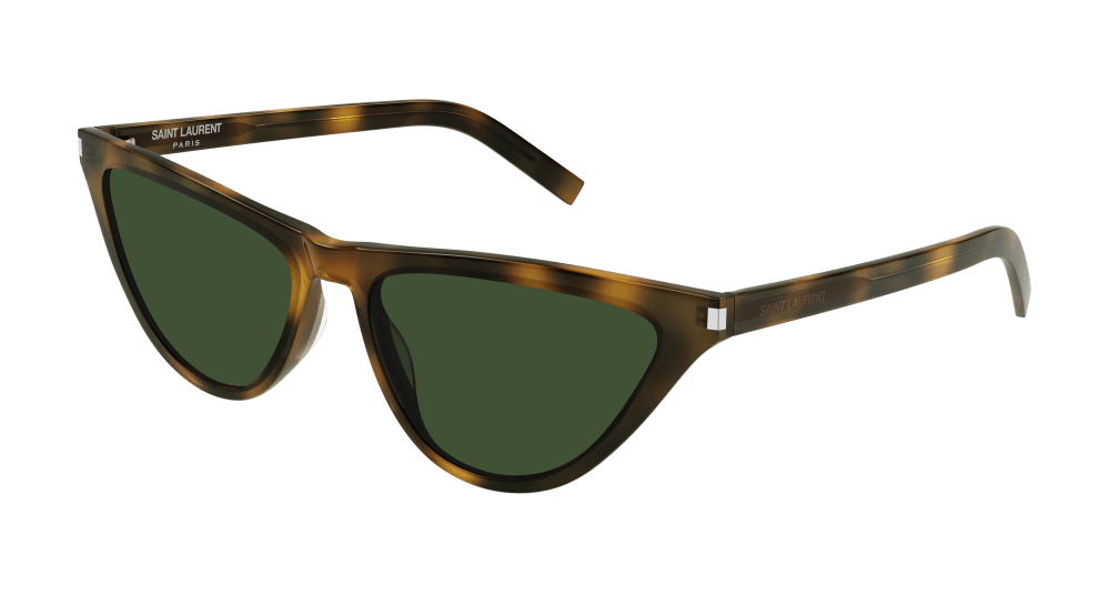 8056376426892 - Damen SL 550 Slim 002 Gläser SONNENBRILLEN Acetat Havanna Grün Cat Eye Normal