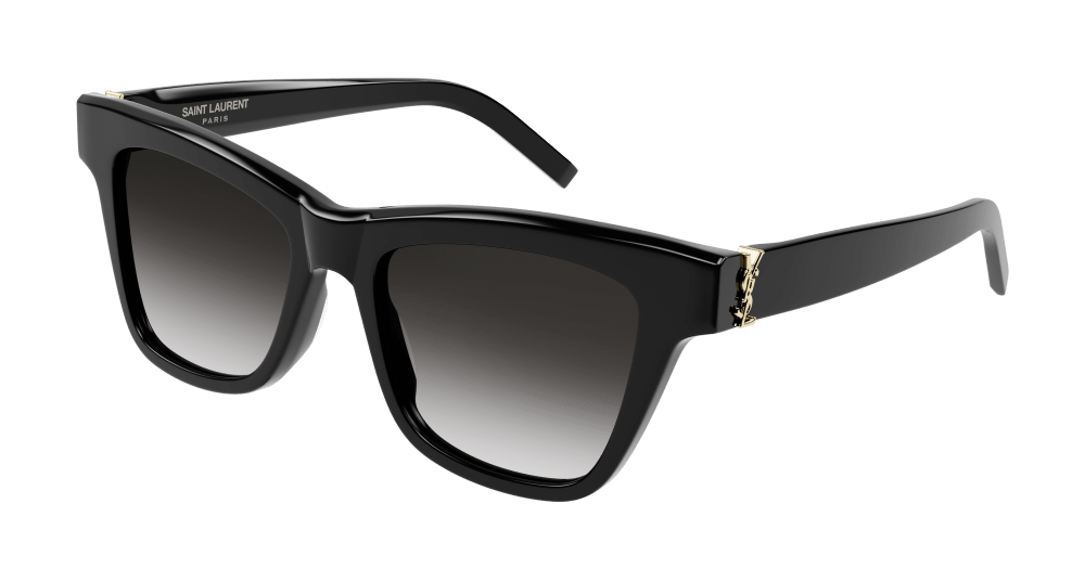 8056376426984 - Damen SL M106 002 Gläser SONNENBRILLEN Acetat Schwarz Grau Cat Eye Normal Schattiert