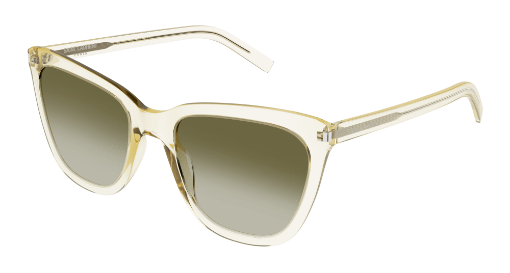 8056376427189 - Damen SL 548 Slim 006 Gläser SONNENBRILLEN Acetat Gelb Braun Schmetterling Normal Schattiert