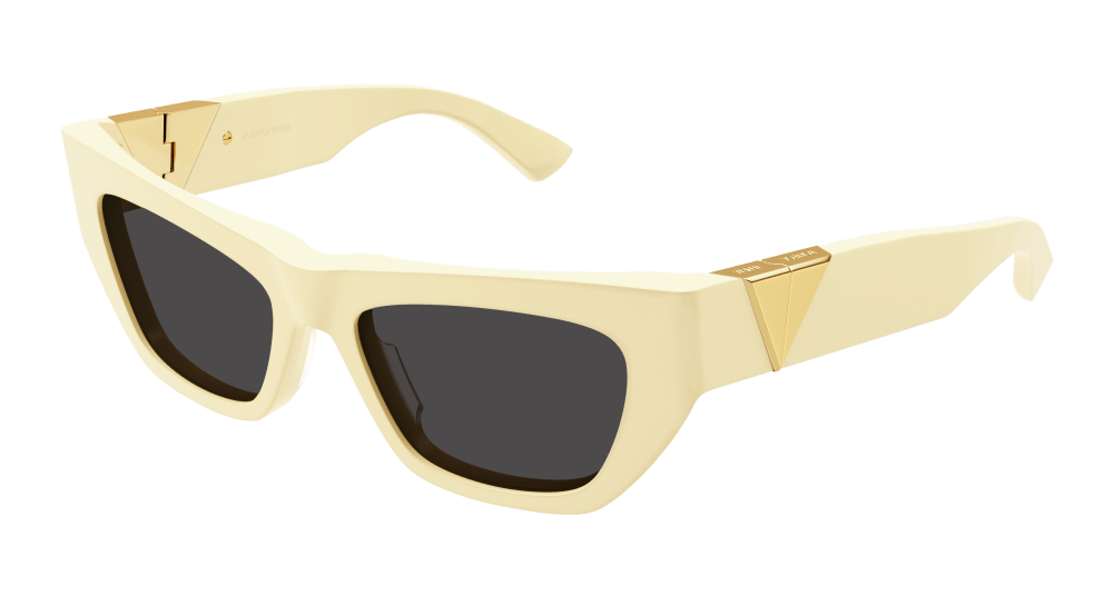 8056376428728 - Damen Bv1177s 004 Gläser SONNENBRILLEN Acetat Beige Grau Cat Eye Normal