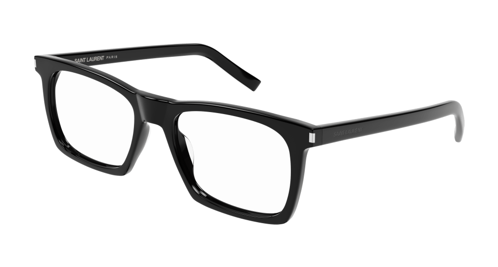 8056376430820 - Unisex SL 559 OPT 001 Rahmen von BRILLEN Acetat Schwarz Transparent Quadratisch