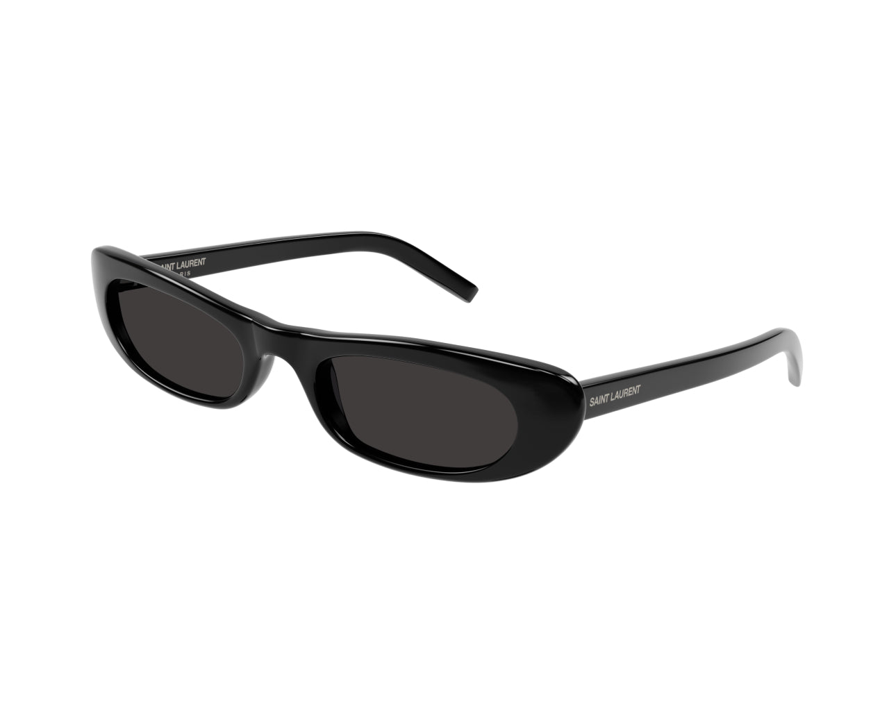 8056376431148 - Damen SL 557 SHADE col 001 Gläser SONNENBRILLEN Acetat Schwarz Schwarz Rund Normal