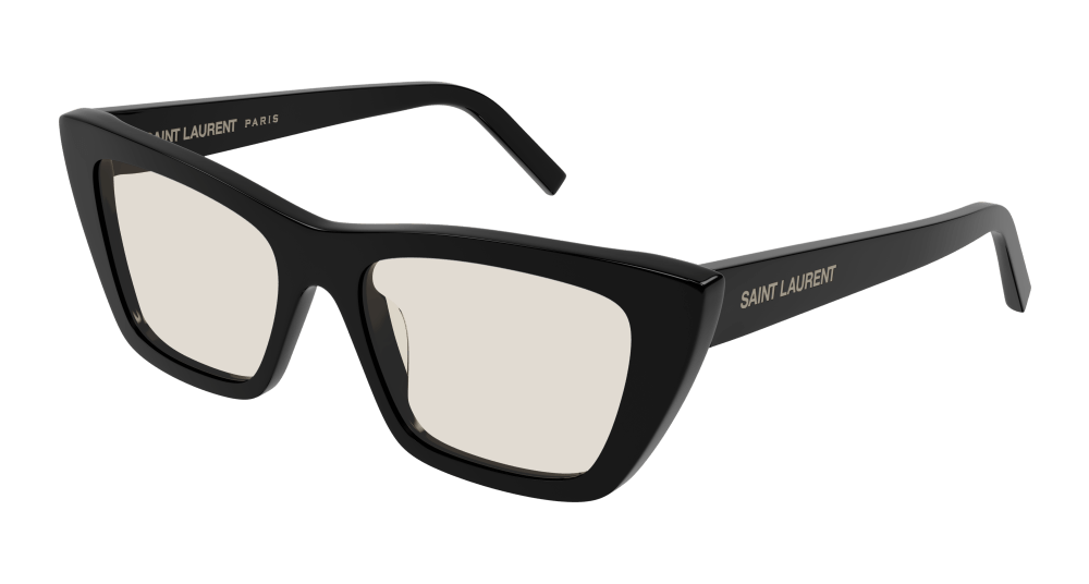 8056376431896 - Damen SL 276 MICA 038 Gläser SONNENBRILLEN Acetat Schwarz Gelb Quadratisch Normal