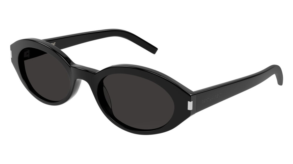 8056376433029 - Damen SL 567 001 Gläser SONNENBRILLEN Acetat Schwarz Schwarz Rund Normal