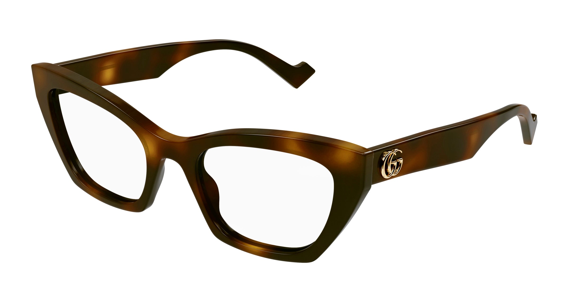 8056376435948 - Frau GG1334O 002 Rahmen von BRILLEN Acetat Havanna  Katzenauge