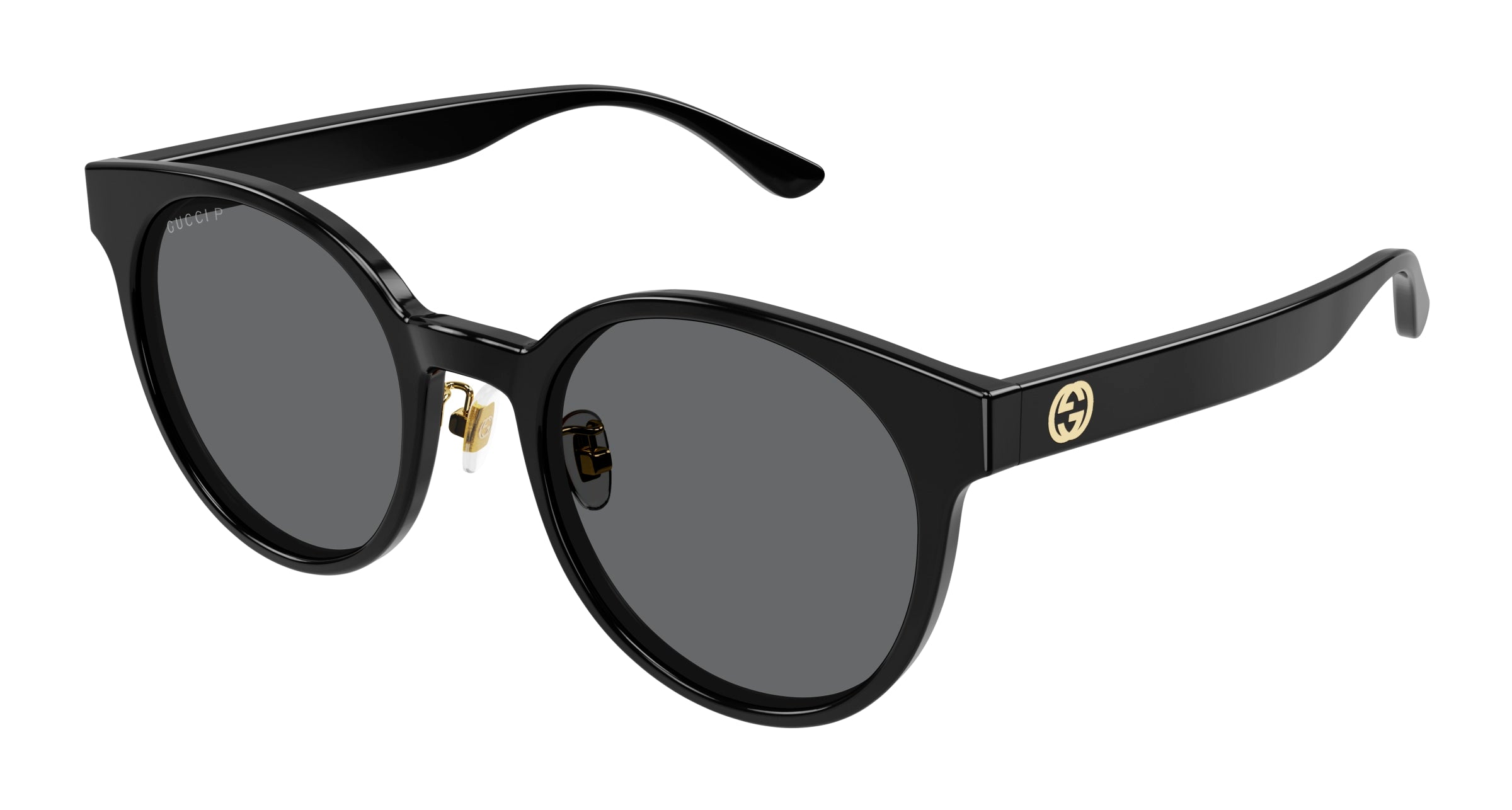 8056376436051 - Frau GG1339SK 002 Gläser SONNENBRILLEN Plastik Schwarz Grau Kreisel Polarisiert