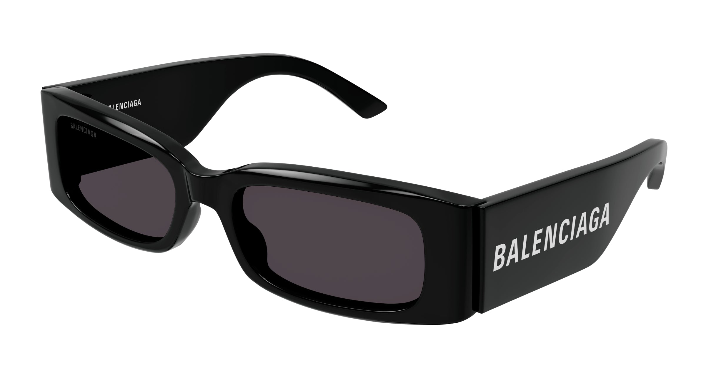 8056376438987 - Damen BB0260S 001 Gläser SONNENBRILLEN Acetat Schwarz Grau Geometrisch