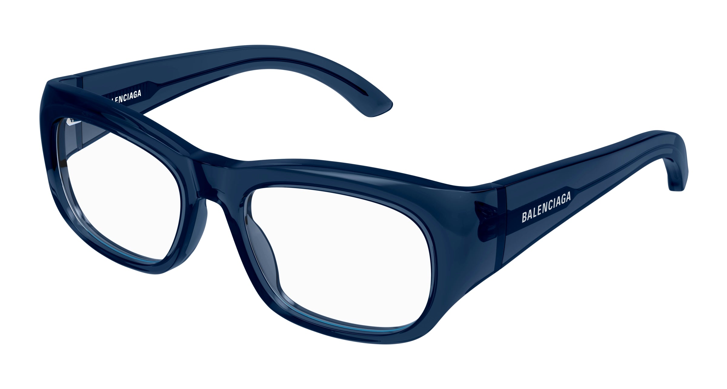 8056376439373 - Damen BB0269O 004 Rahmen von BRILLEN Acetat Blau  Quadratisch