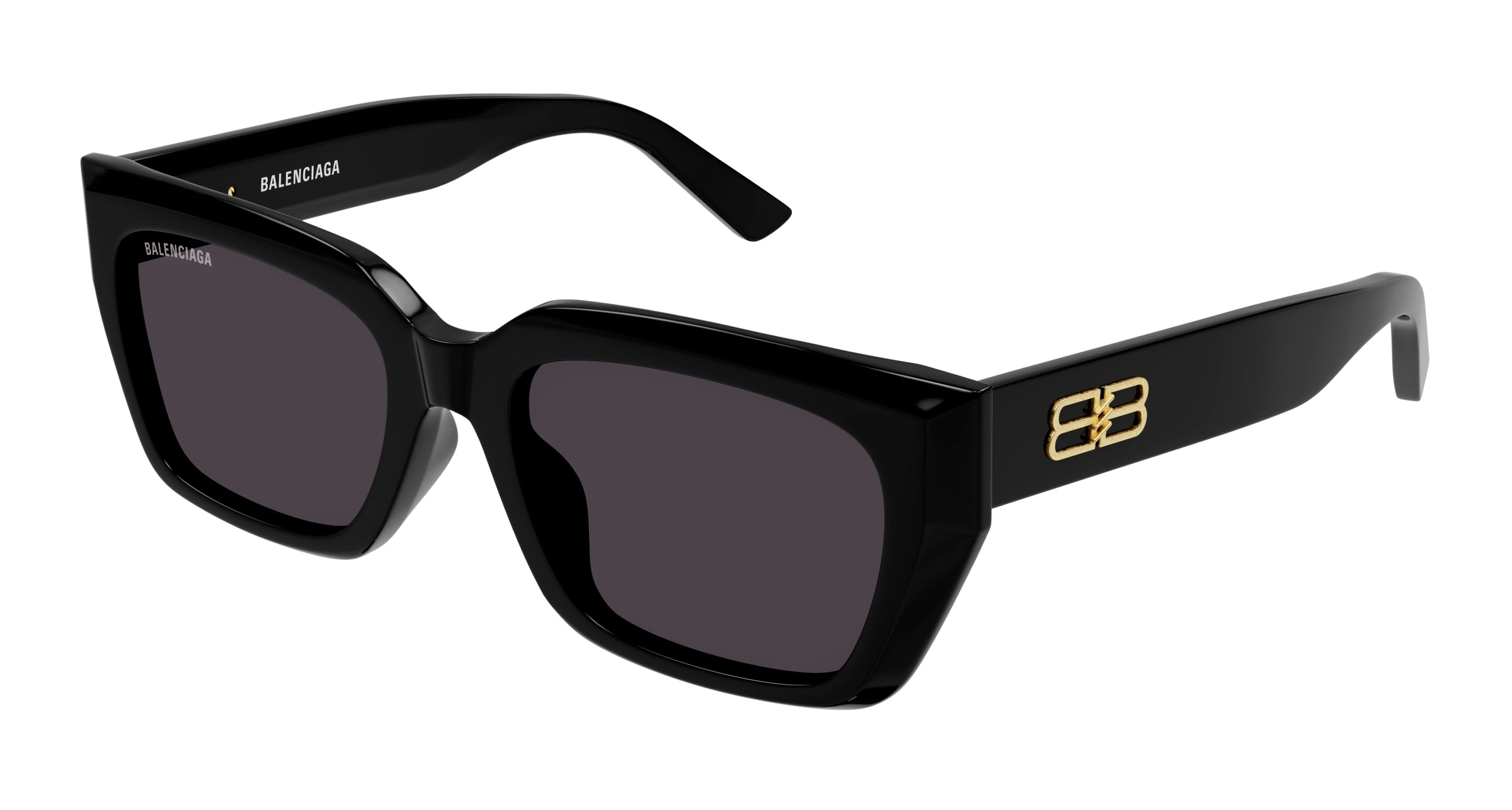 8056376439700 - Unisex BB0272SA 001 Gläser SONNENBRILLEN Acetat Schwarz Grau Quadratisch