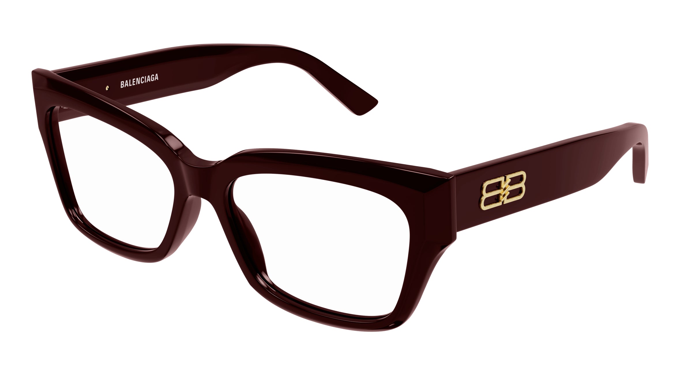 8056376439847 - Damen BB0274O 003 Rahmen von BRILLEN Acetat Rot  Geometrisch