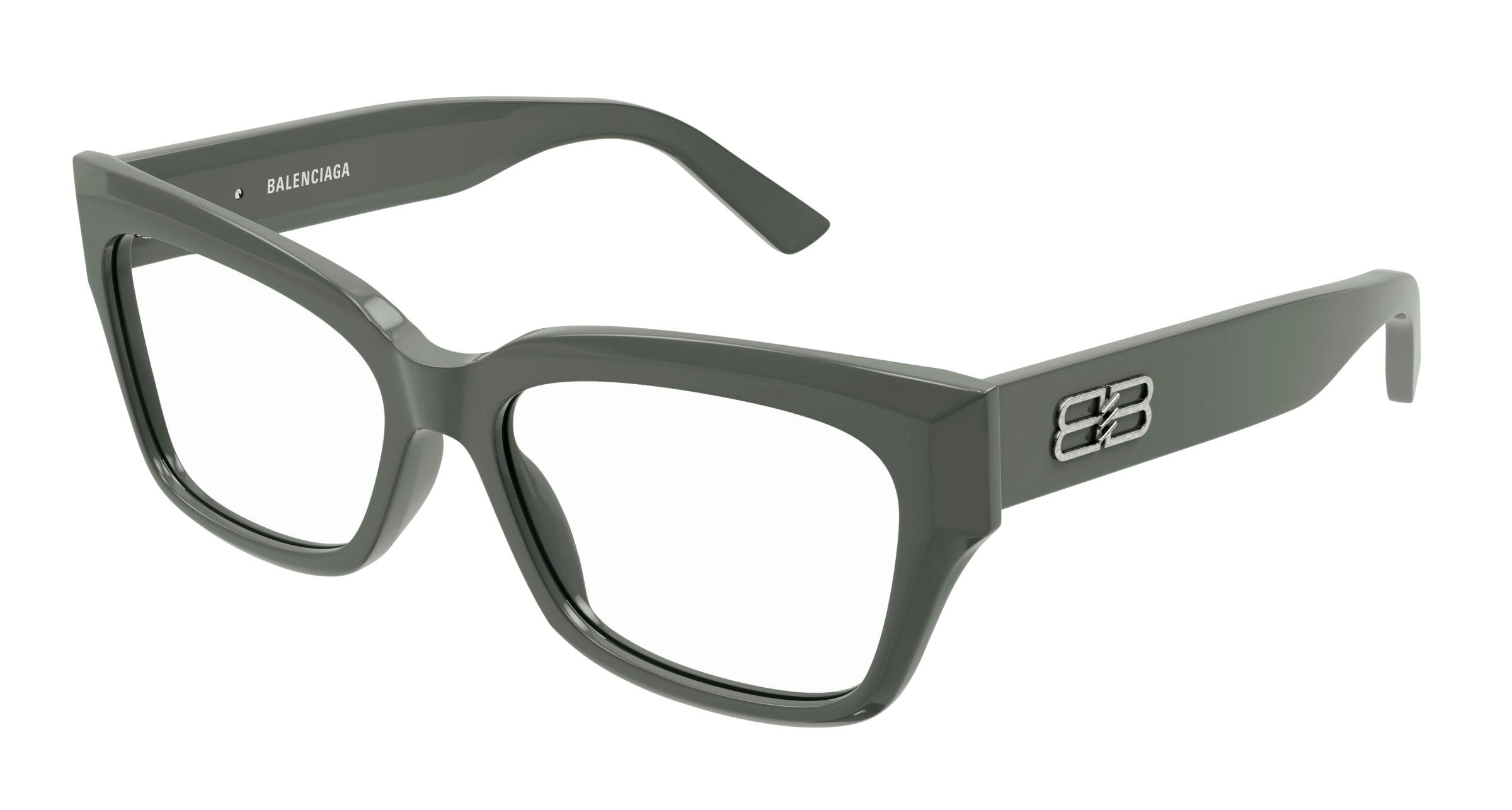 8056376439854 - Damen BB0274O 004 Rahmen von BRILLEN Acetat Grau  Quadratisch