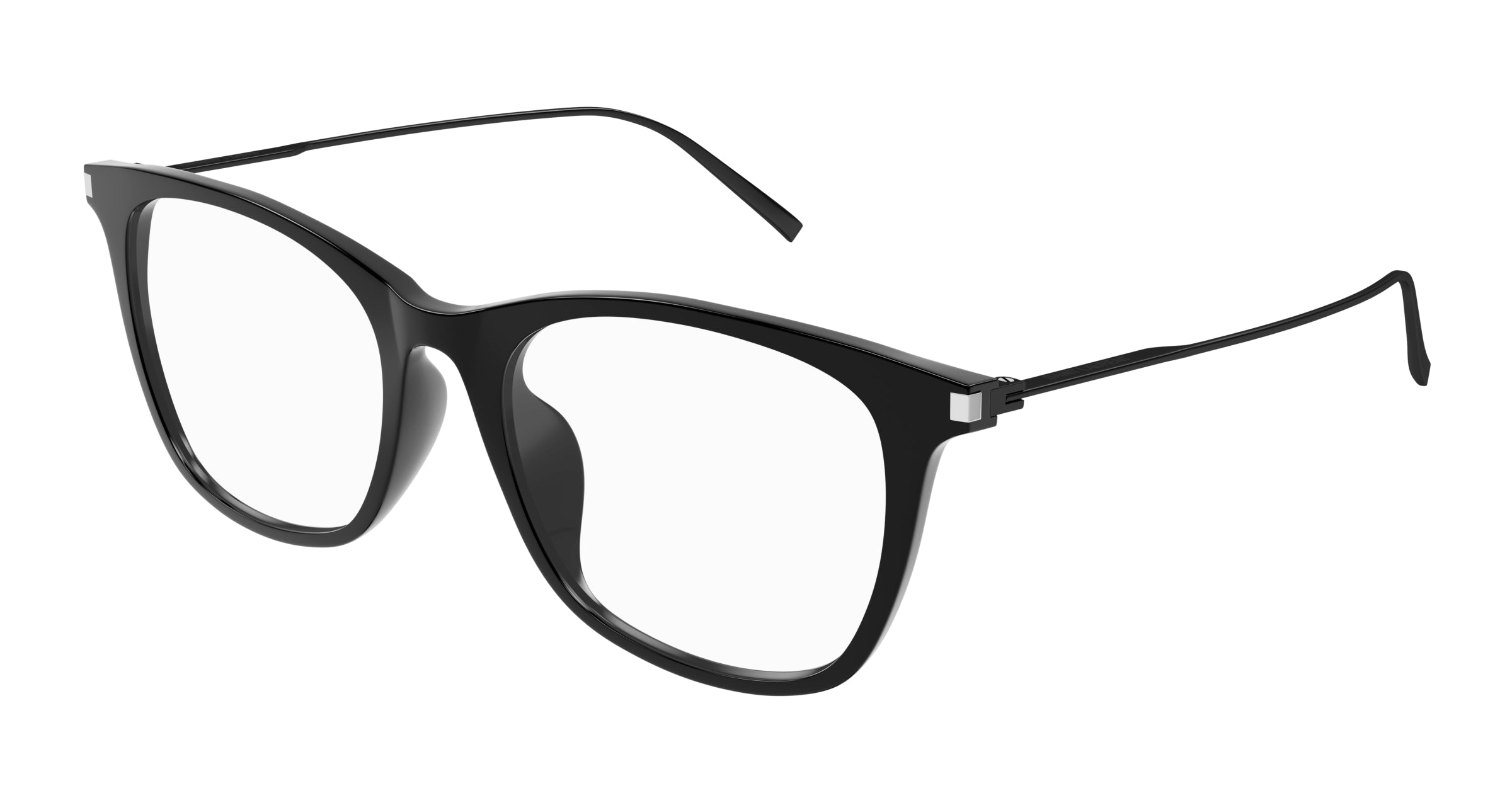 8056376442571 - Unisex SL 580 001 Rahmen von BRILLEN Acetat Schwarz Transparent Quadratisch Blendfrei