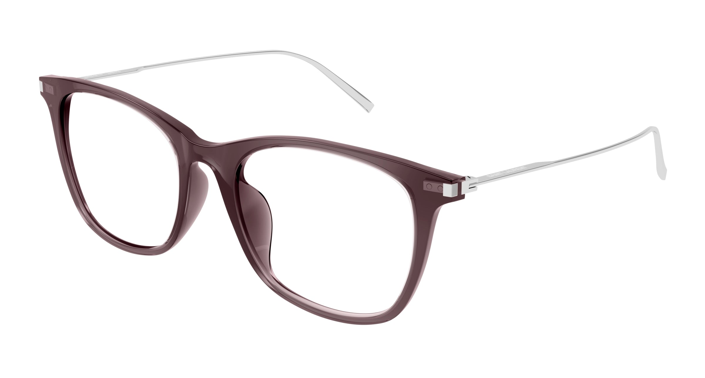 8056376442601 - Unisex SL 580 004 Rahmen von BRILLEN Acetat Braun Transparent Quadratisch Blendfrei