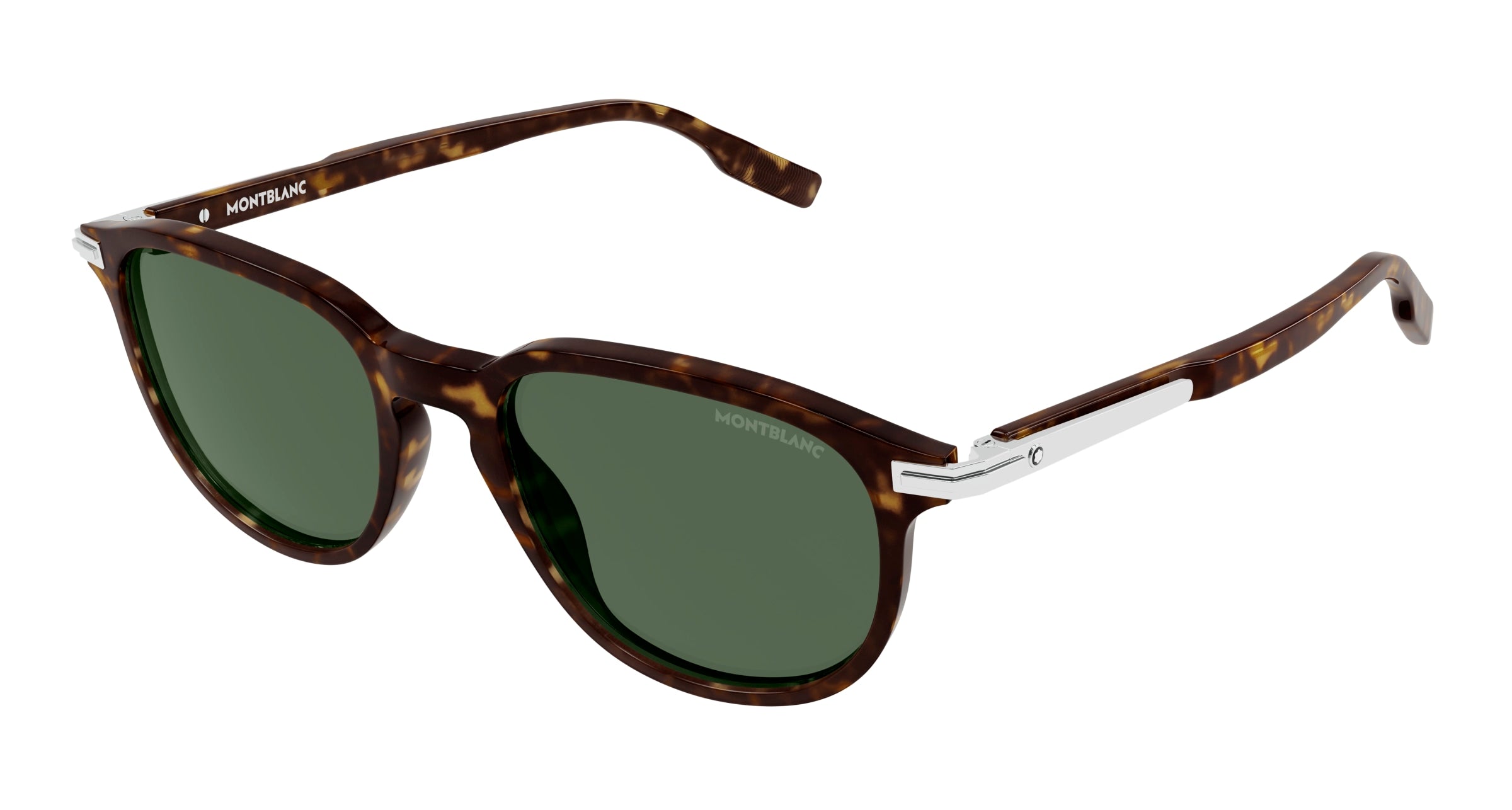 8056376443820 - Herren MB0276S 002 Gläser SONNENBRILLEN Acetat Havanna Grün Quadratisch