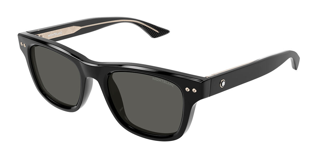 8056376448702 - Herren MB0254S 005 Gläser SONNENBRILLEN Acetat Schwarz Grau Geometrisch 8056376448702 - Herren MB0254S 005 Gläser SONNENBRILLEN Acetat Schwarz Grau Geometrisch