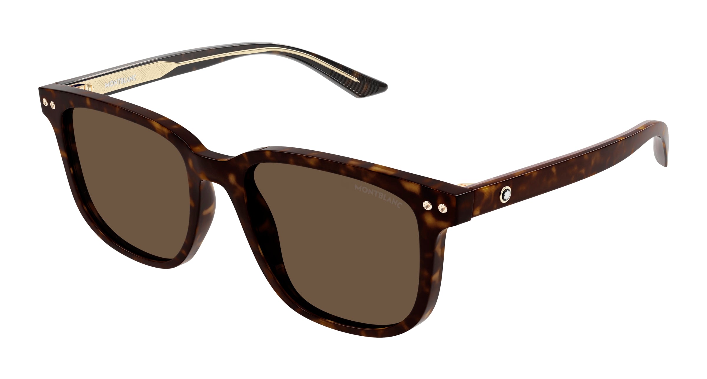 8056376448894 - Herren MB0258SA 002 Gläser SONNENBRILLEN Acetat Havanna Braun Quadratisch