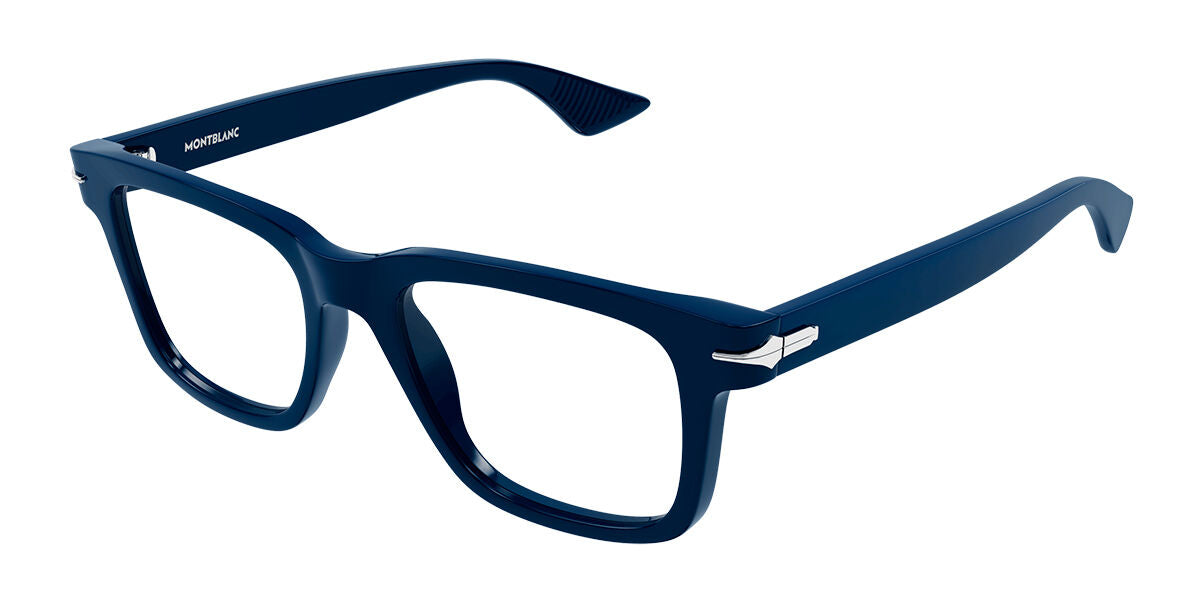 8056376449020 - Herren MB0266O 003 Rahmen von BRILLEN Acetat Blau  Geometrisch